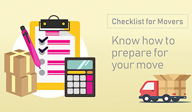 Checklist for Movers